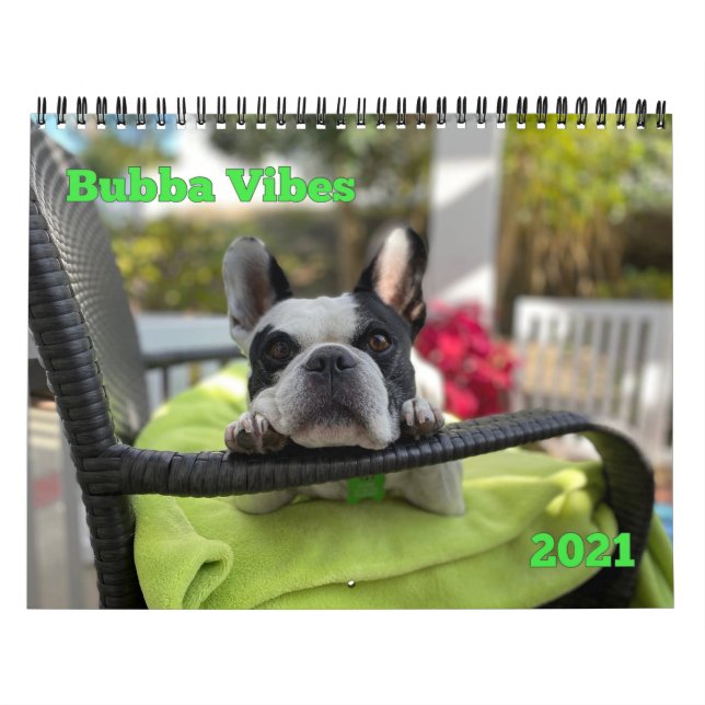 2021 BUBBA VIBE CALENDAR KALENDER (Titelbild)