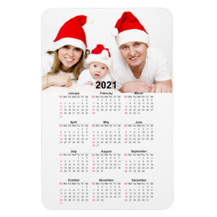 2021 Calendar with Photo Magnet