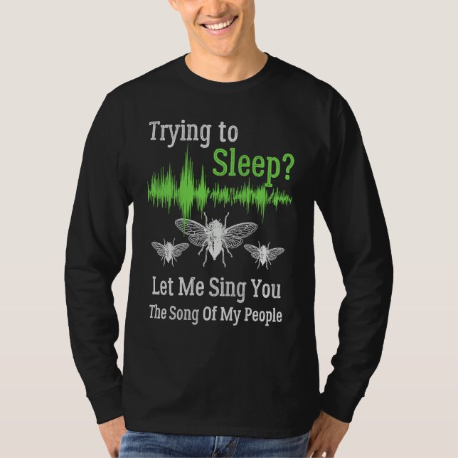 2021 Cicadas Brood X Great Invasion Loud Insect  C T-Shirt (Vorderseite)