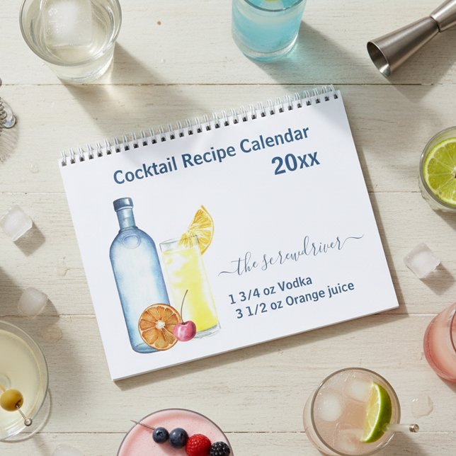 2021 Cocktail Mixed Drink Rezepte Alkohol Bar Kalender (Von Creator hochgeladen)