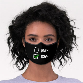 2021 Doktorand moderne Gesichtsmaske Premium Mund-Nasen-Maske
