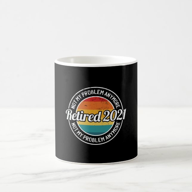 2021 erschöpft Nicht mehr mein Problem Kaffeetasse (Mittel)