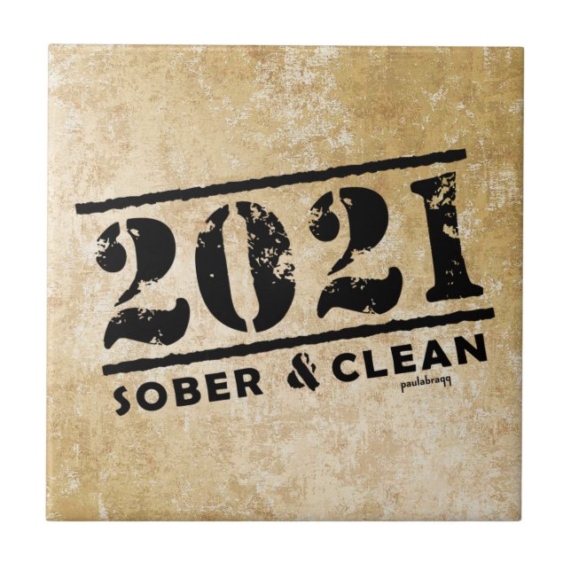 2021 Förderung von nüchterner und sauberer Erholun Fliese (Vorderseite)