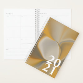 2021 Gelb und Grau, botanisches Blut Planer