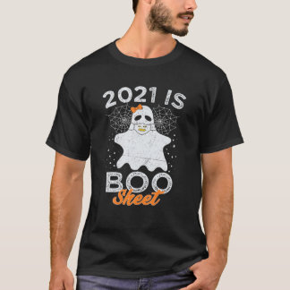 2021 ist Bootschild Halloween Funny Ghost Wear Mas T-Shirt