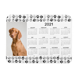 2021 Kalender Foto Hund Katze Haustier Pfoten Magnet