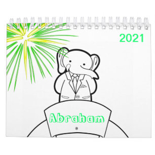 2021 Kinderfarbenbuch-Kalender Kalender