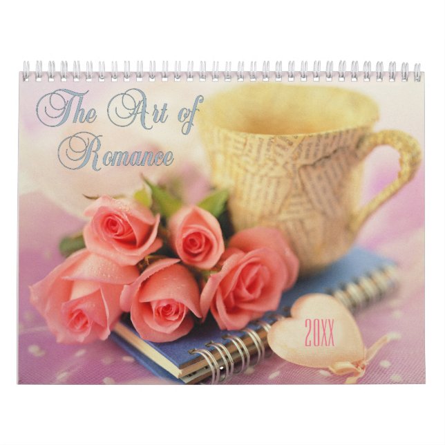 2021 Kunst der Romantik Blumenkalender Kalender (Titelbild)