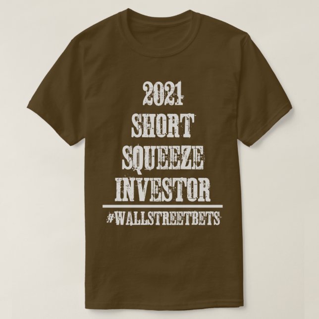2021 Kurzer Engpass-Investor T-Shirt (Design vorne)