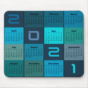 2021 Mouse Pad Calendar Mousepad