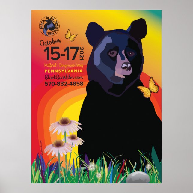 2021 Schwarzer Bär Film Festival Poster (Vorne)