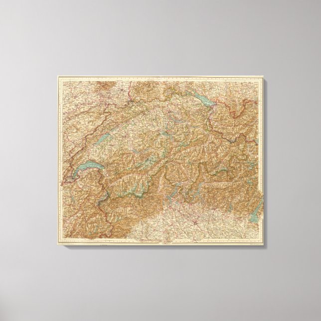 2021 Schweiz Leinwanddruck (Vorderseite)