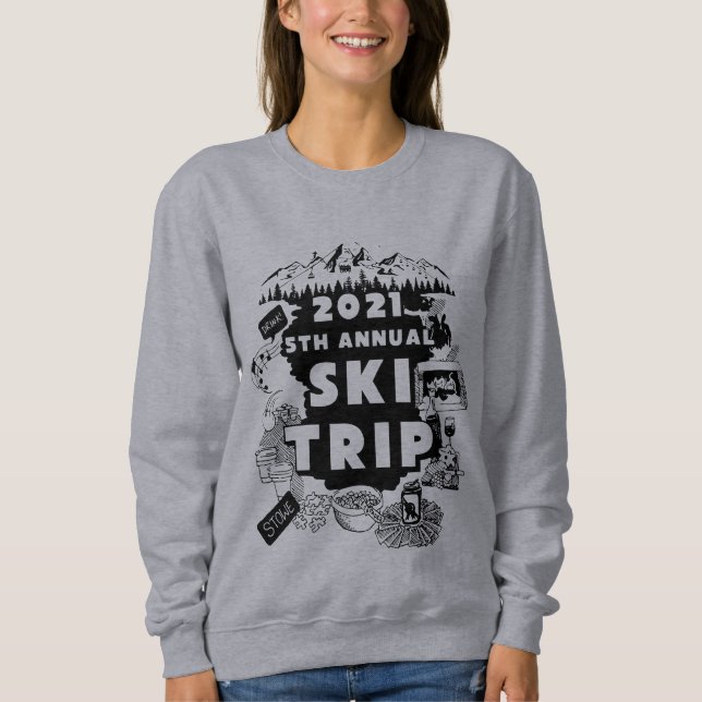 2021 Skitour Crew Neck Sweatshirt (Vorderseite)