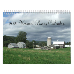 2021 Vermont Barns - Kalender