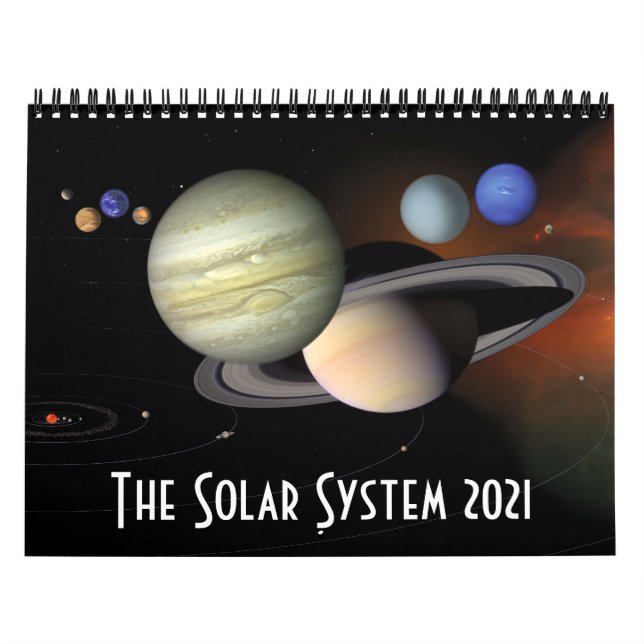 2021 Weltraumastronomie-Planeten des Sonnensystems Kalender (Titelbild)