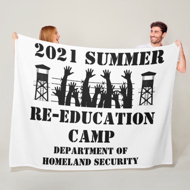 2021 WIEDER-BILDUNG CAMP FLEECEDECKE (Beispiel)