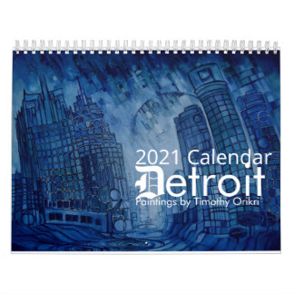2021Detroit-Kalender von Timothy Orikri Kalender