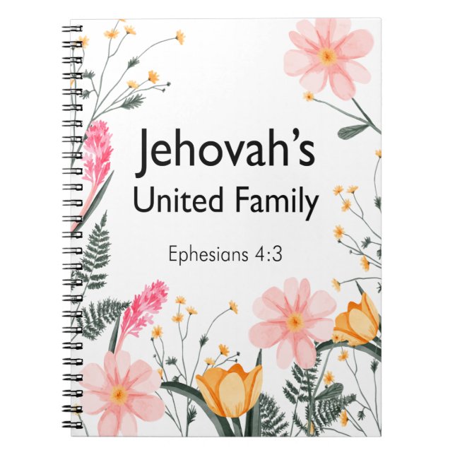 2022-23 Bürgerversammlung Jehovahs Familie Notizblock (Vorderseite)