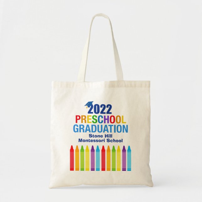 2022 Abschluss in der Vorschule Niedlicher Sonders Tragetasche (Vorne)