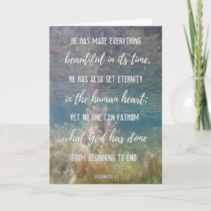 2022 Alte Gewässer: Ekclesiastes 3:11 Karte