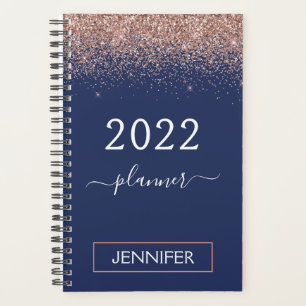 2022 Bleu Nuit Monogramme Paillettes Rose Or Rose