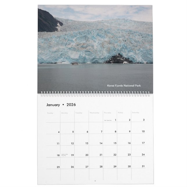 2022 Calendrier Parcs nationaux aux Etats-Unis (Jan 2026)