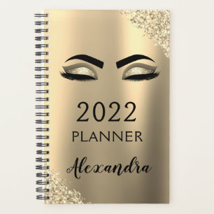 2022 Cils Pailletés Strass Monogramme Doré