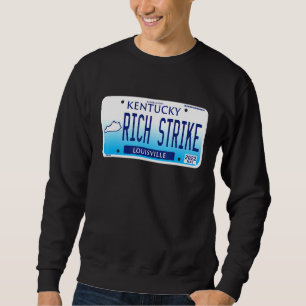 2022 Derby-Gewinner Rich Strike License Plate Grap Sweatshirt