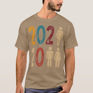 2022 Ehefrau Husband Verheiratet Wedding Hubby Mat T-Shirt