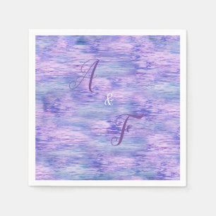 2022 Farbe des Jahres Wasserreflektion Serviette