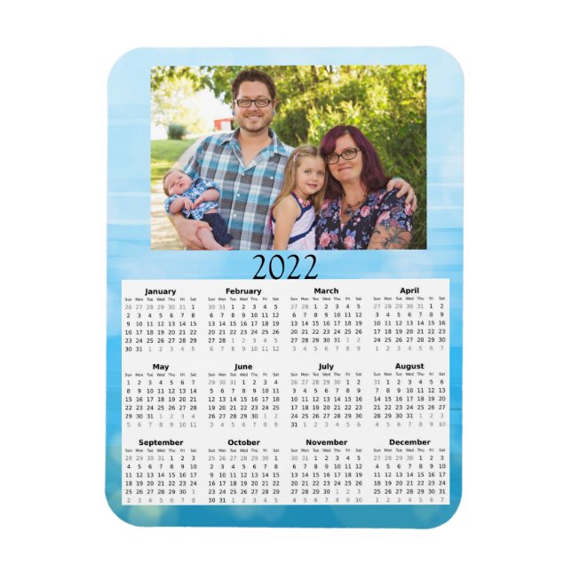 2022 Foto-Kalender - Mindesthandbuch Magnet (Vertikal)