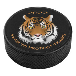2022 Jahr zum Schutz der Tiger Classic Eishockey Puck