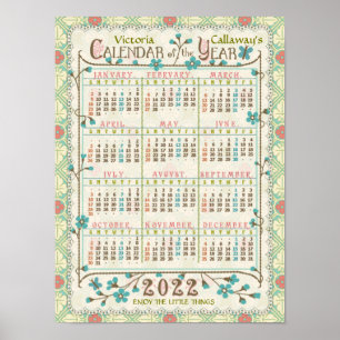 2022-Kalender (siehe Beschreibung für neue Version Poster