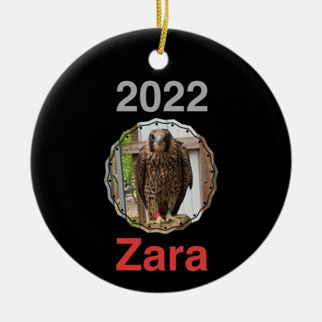 2022 Keramik Circle Ornament Zara (Vorne)