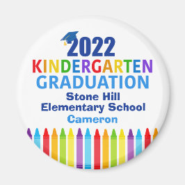 2022 Kindergarten Abschluss Niedliche Zollschule Magnet