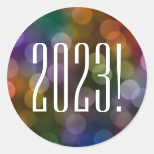 2022 klassischer Rundaufkleber mit hoher Auflösung Runder Aufkleber