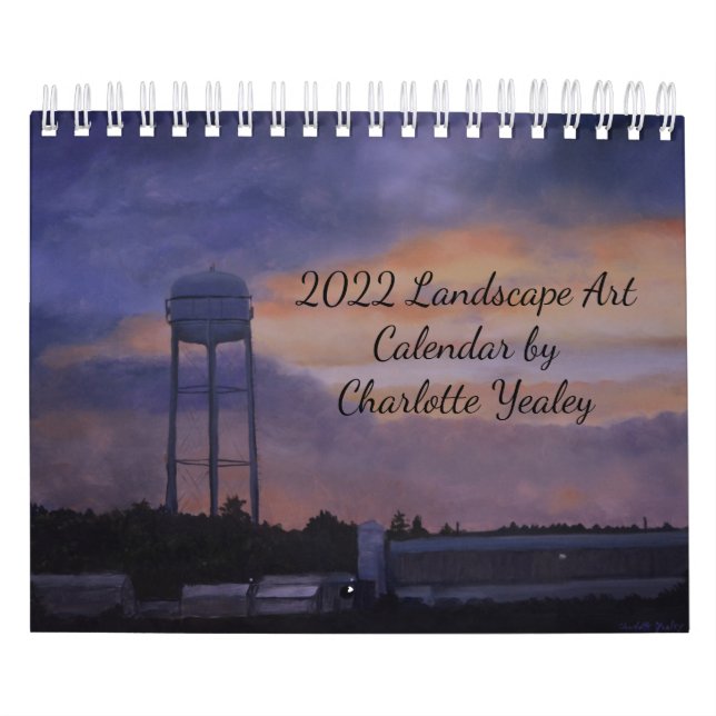 2022 LandschaftsKunstkalender von Charlotte Yealey Kalender (Titelbild)