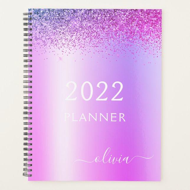 2022 Monogramme Pailleté Violet Féminin (Devant)