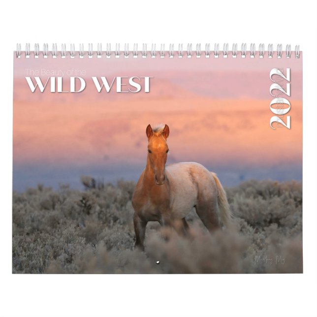 2022 MustangWild Calendar - Wild West  Kalender (Titelbild)