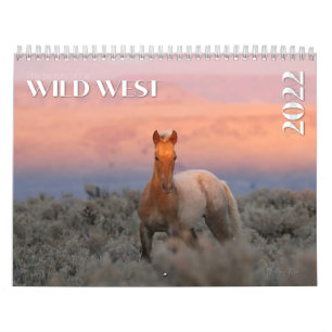 2022 MustangWild Calendar - Wild West  Kalender