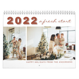 2022 Neubeginn des neuen Jahres Modernes, einfache Kalender