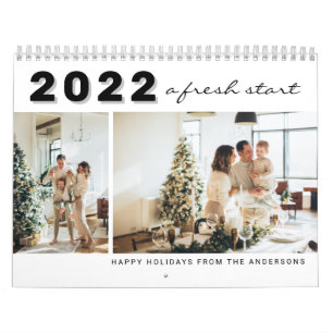 2022 Neubeginn des neuen Jahres - Modernes Foto f Kalender