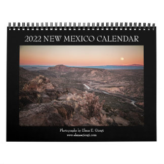 2022 Neuer Mexiko-Kalender Kalender