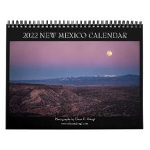 2022 Neuer Mexiko-Kalender