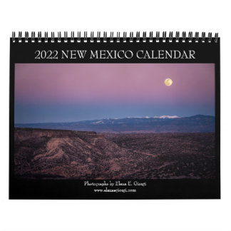 2022 Neuer Mexiko-Kalender Kalender