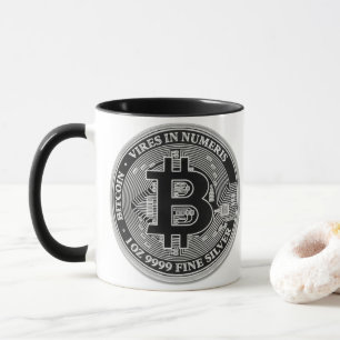 2022 Niue 1 oz Silver Bitcoin Tasse