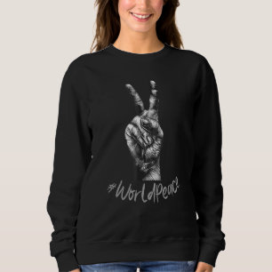 2022 Peace Global Peace International Unity Liebe  Sweatshirt