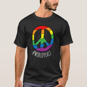 2022 Peace Global Peace International Unity Liebe T-Shirt