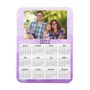 2022 Personalisierter Fotokalender Mini Magnet