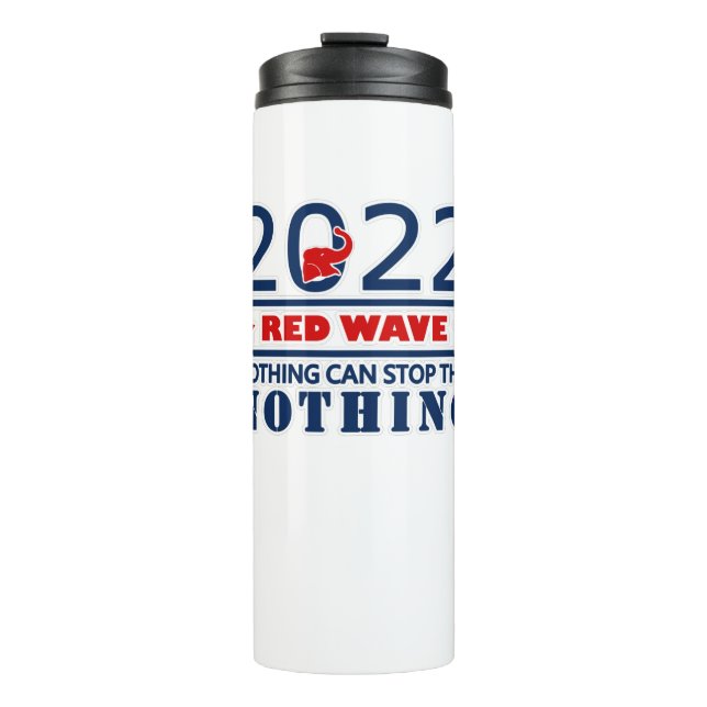 2022 ROTE WAVE THERMOSBECHER (Vorderseite)